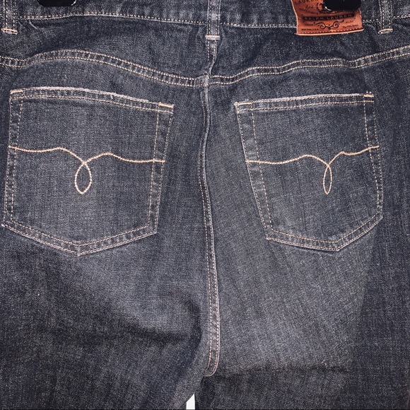 Ralph Lauren Embroidered Black Whitewash Jeans - Picture 4 of 7